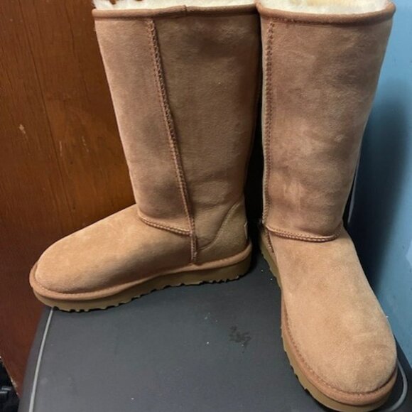 UGG® Classic II Genuine Shearling Lined Tall Boot - Picture 15 of 16